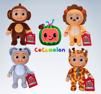 COCOMELON Плюшена фигура JJ лъв /жираф /коала /маймуна