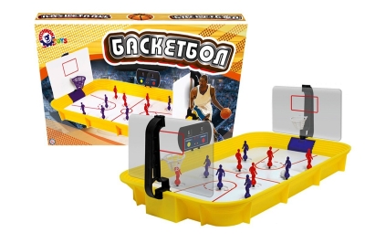Настолна игра баскетбол с пружинки, 52х31х7.5см, TECHNOK, Украинска
