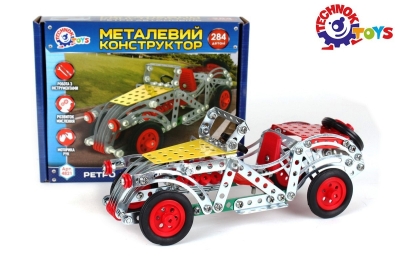 Метален конструктор ретро автомобил с 284 части TECHNOK, Украйна