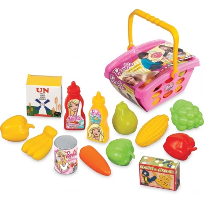 Кошница с дръжка за пазаруване с аксесоари, Барби, Barbie, DEDE