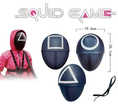 Маска SQUID GAME, 3 модела маски от филма 'Игра на калмари'