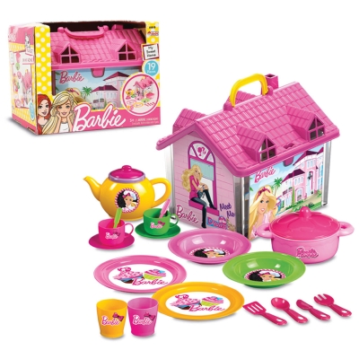 Къща за кукли - Чаен комплект 2в1 Barbie, Барби, DEDE