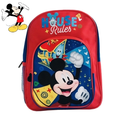 Раница за детска градина с голям и малък джоб, Мики Маус, Mickey Mouse