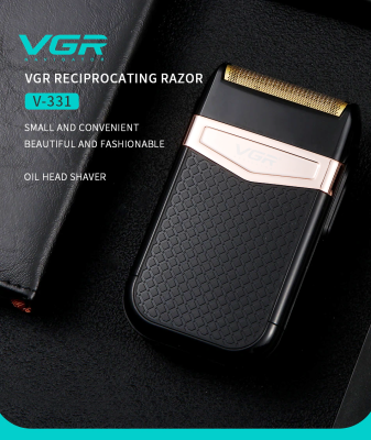 Шейвър Shaver VGR-331, Професионална ел. самобръсначка, Двустранна, Безжична, USB зареждане | IGUANA.BG