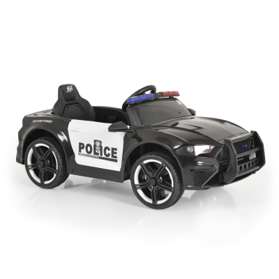Акумулаторна кола POLICE, 12V LED светлини и отварящи се врати | Iguana.bg