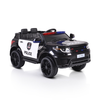 Акумулаторен джип SQUAD JC002 Черен 12V, Предни и сигнални светлини, отварящи се врати | Iguana.bg