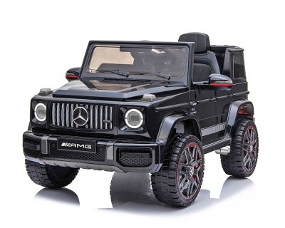 Лицензиран Акумулаторен джип Mercedes AMG G63 Черен, 12V с три скорости и меки гуми | Iguana.bg