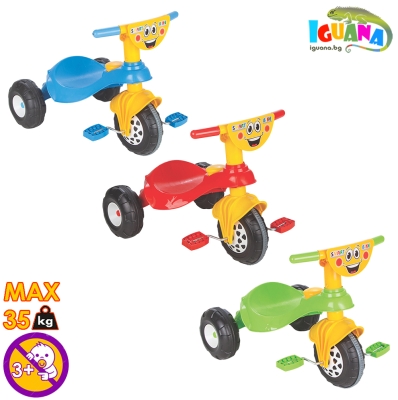 Детски мотор с педали Smart, 3 цвята, Клаксон, до 35кг | Iguana.bg