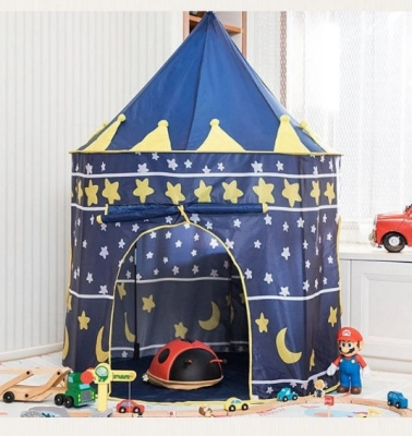Детска Синя Палатка тип Замък 105 x 135 см | Iguana.bg