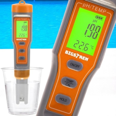 Електронен LED тестер за вода PH и Температура, Висок клас | Iguana.bg