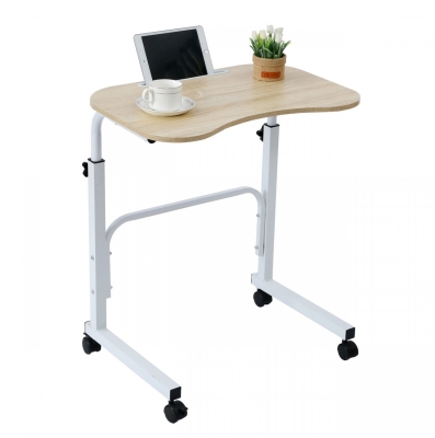 Помощна масичка - бюро с колелца и регулируема височина, 60х40см