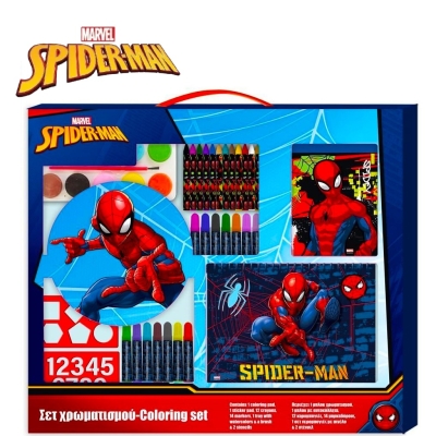 Комплект за оцветяване куфарче  Spiderman , Спайдър-мен