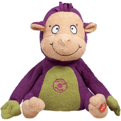 Интерактивна играчка, Маймуна с гъдел, 25 см