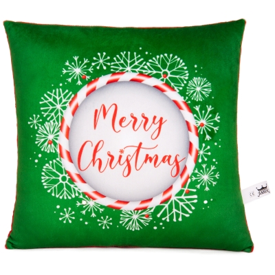 Коледна възглавница 'Merry Chrismas' 34х34 см