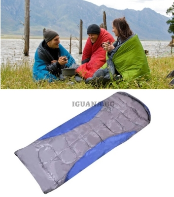 Спален чувал за къмпинг 175х30х70см, 250гр/кв.м