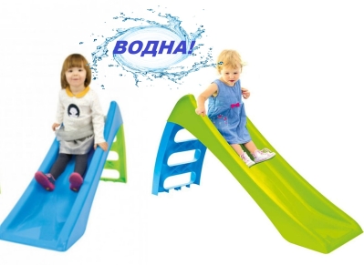 Пързалка 116см до 25кг с ВОДНА функция, MOCHTOYS, Полша
