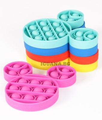 Антистрес играчка Fidget Toys Popit, Попит, фиджет, Pop it fidget, малко, различни форми