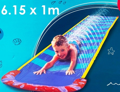 Пръскаща водна пързалка 6.15 х 1м IGUANA.BG