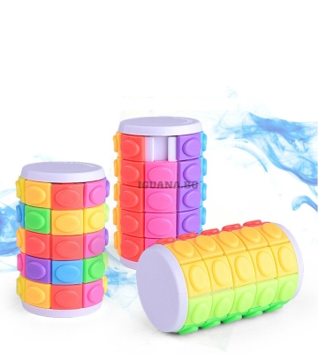 Антистрес играчка Цилиндър на Рубик, Rotate & Slide Puzzle, Fidget toys