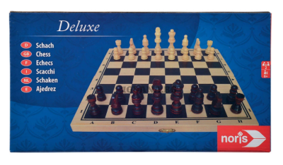 Дървен шах Delux Noris