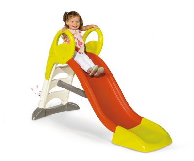 SMOBY Детска пързалка 150см до 50кг с ВОДНА функция, ЧЕРВЕНА