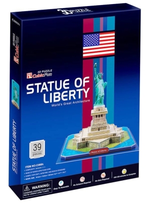 Cubic Fun 3D Пъзел Statue of Liberty (U.S.A), 39 части