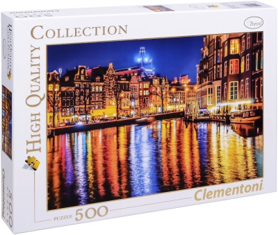 CLEMENTONI 500 части  Пъзел High Quality Collection Amsterdam/ Амстердам