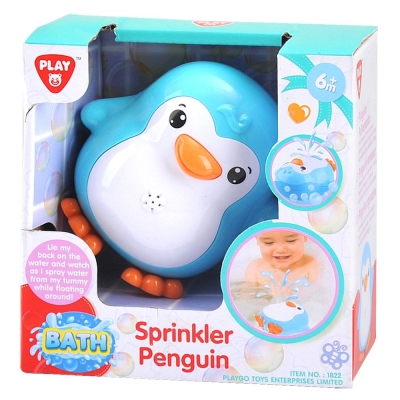 Play Go Играчка за Баня Пръскащ Пингвин, син