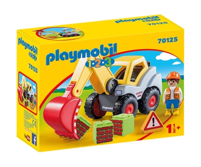 Playmobil - Екскаватор с фигурка работник