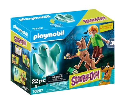 Playmobil - Занимателен Игрален Комплект Скуби Ду: Скуби и Шаги с призрак
