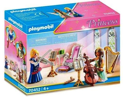 Playmobil - Занимателен комплект за игра  Кралска музикална стая, 133 елемента