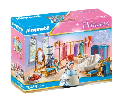 Playmobil - Занимателен комплект за игра Кралска гардеробна, 86 елемента
