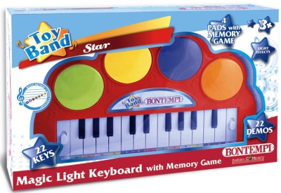 Bontempi - Синтезатор с магически светлини, 22 клавиша