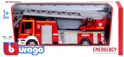 Bburago - Пожарна кола, модел на кола 1:50 - Iveco/Ивеко