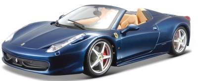 Bburago Ferrari - модел на кола 1:24 - 458 Spider