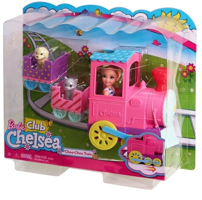 Кукла Barbie/Барби - Игрален комплект, Челси с влакче