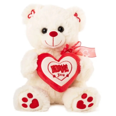 Мече държащо сърце Love you, 20см