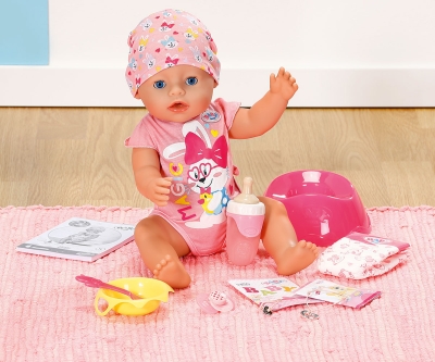 BABY Born - Интерактивно бебе с аксесоари - момиче