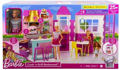 Кукла Barbie - Комплект кукла с ресторант
