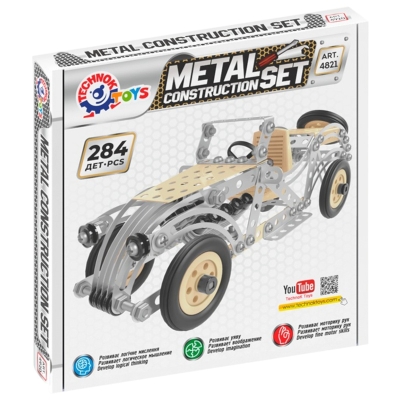 Метален конструктор ретро автомобил с 284 части TECHNOK, Украйна