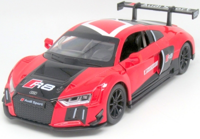 Метална Кола Audi R8 LMS с Отваряеми Врати, Преден Капак и Багажник MSZ 1:24