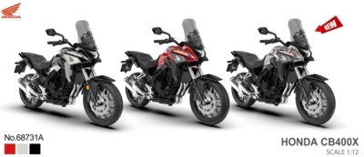 Метален Мотор Honda CB400X с Амортисьори MSZ 1:12