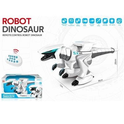 Голям Динозавър T-Rex с Дистанционно, LED светлини, Звуци, Движение и Сензори