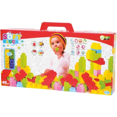 Конструктор Меки Части 48 Елемента в Кутия 44×7×22 см