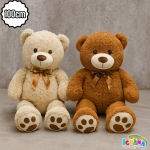 Плюшено мече с панделка 1м мечок 100см в два цвята