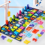 Дървен Магнитен Риболов с Цифри и Букви на Кирилица