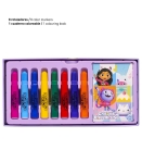 Рисувателен комплект триетажно куфарче Габи Къщата На Куклите Gabby's Dollhouse