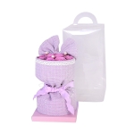 Букет от 11 Сапунени Рози и Перли Iguana For You , 22см x17см, Лавандула