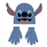 Шапка с Уши Стич и Ръкавици, Stitch