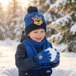 Шапка с Шал и Ръкавици Пес Патрул, Paw Patrol